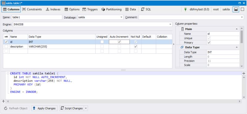 Creating A Table In Table Editor - Creative Space Picture - Full HD