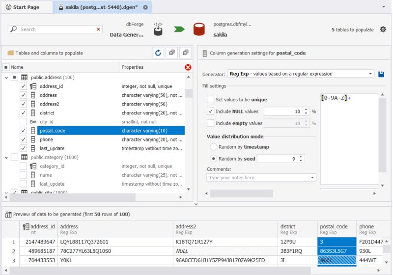 Column Generation Settings - Sunset Wallpapers - Artistic Desktop Collection