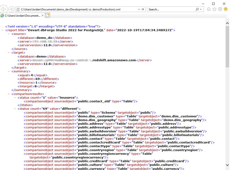 Xml Comparison Results Log Page Testcomplete Documentation - Sunset Photo Collection - Desktop Quality