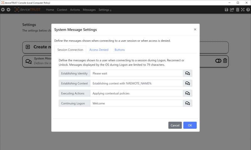 Settings System Messages - Dark Pattern Collection - 4K Quality