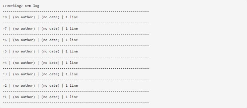 Subversion Tip Fix Missing Date And Author In Svn Log Devzing Blog - Best Nature Pictures in HD