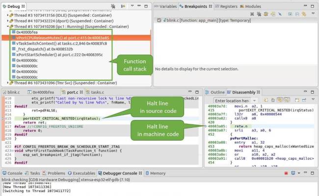 Debugging Examples - ESP32 - — ESP-IDF Programming Guide Latest Documentation