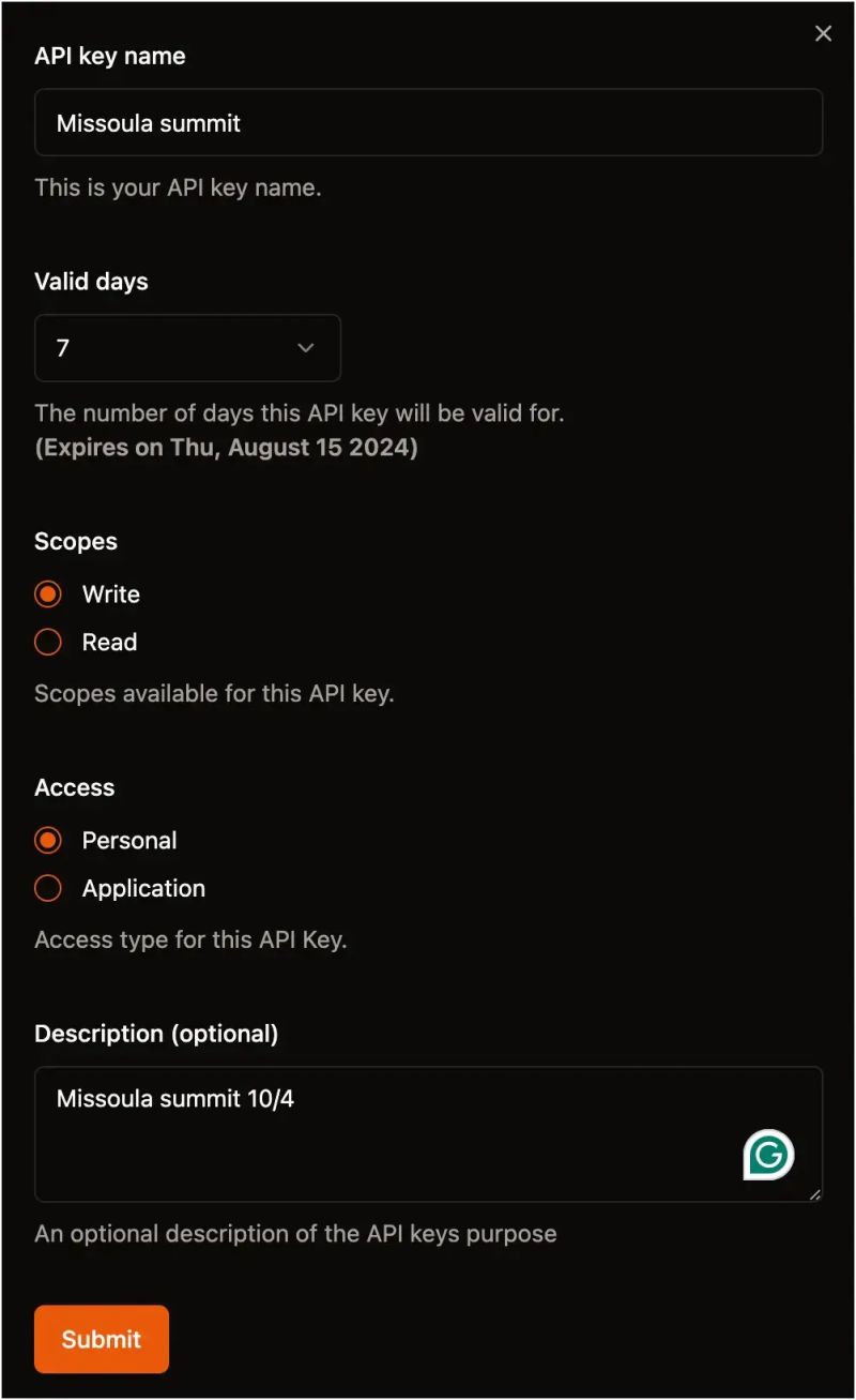 Create A Personal Api Key Fastfuels Docs - Beautiful Colorful Pattern - Desktop