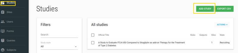 Manage Studies Flaskdata Documentations - Mobile Geometric Pictures for Desktop