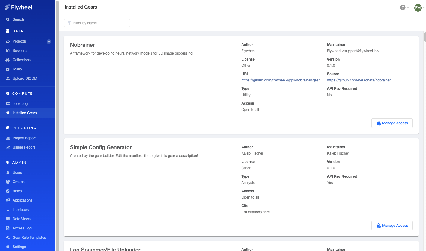 Setting Gear Access Flywheel Documentation - Light Illustrations - Beautiful Retina Collection