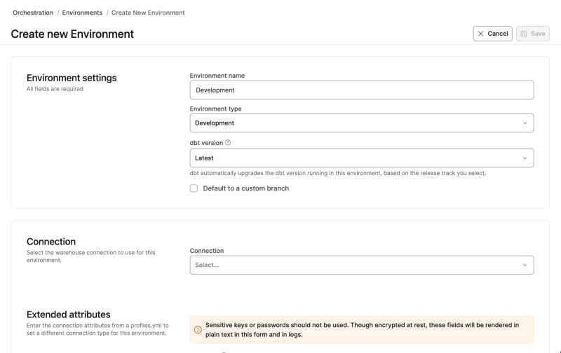 Dbt Cloud Environments Dbt Developer Hub - Mobile Space Images for Desktop