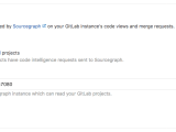 Sourcegraph Integration Gitlab
