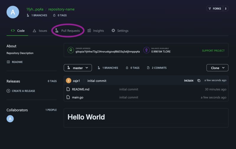 Pull Request Gitopia - Mobile Nature Illustrations for Desktop
