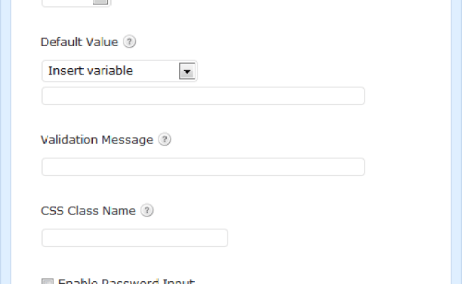 Single Line Text - Gravity Forms Documentation