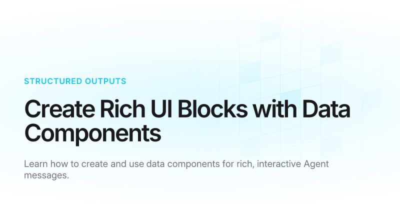 Create Rich Ui Blocks With Data Components Inkeep Open Source Docs - City Arts - Creative HD Collection