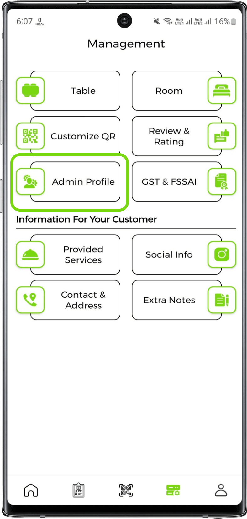 Outlet Profile Instantmenu - Amazing Gradient Art - Desktop