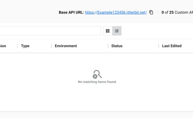 Custom API Configuration In Jitterbit API Manager