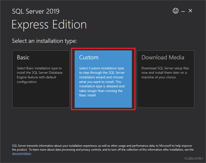 Installing SQL Server 2019 Or SQL Server 2019 Express Software - Metasys - LIT-12012240 - Server ...