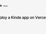 Deploy A Kinde App On Vercel Kinde Docs