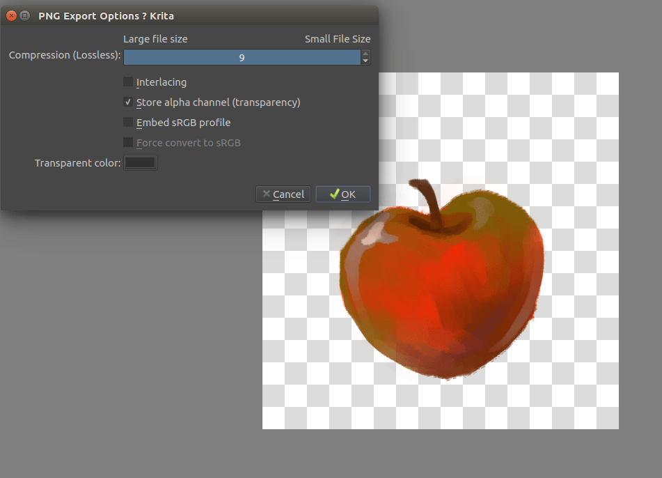Image files are composed of digital data in one of these formats so that the data can be rasterized for use on a computer display or printer. Saving For The Web Krita Manual 5 0 0 Documentation