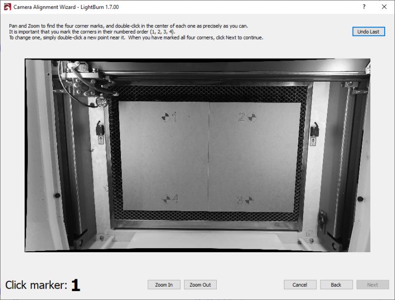 Atomstack Camera Alignment Complete Failure Cameras Lightburn - Geometric Image Collection - Retina Quality