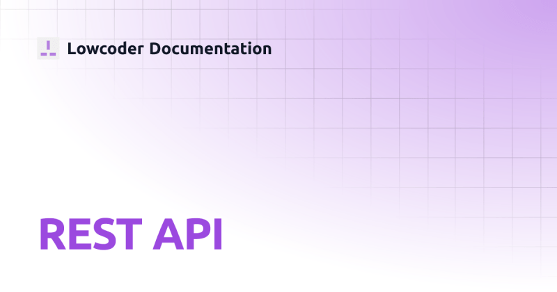 Data Source Basics Lowcoder Documentation - Best Minimal Photos in 4K