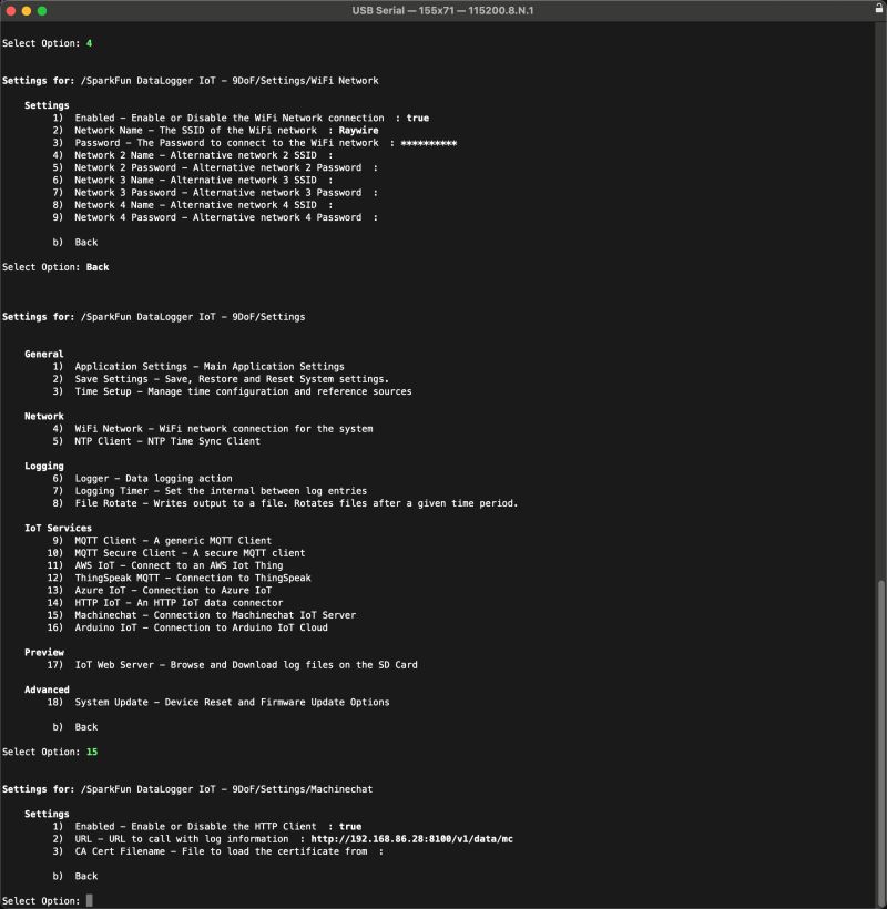 Viewing And Downloading Log Files Using The Iot Web Server Sparkfun Datalogger Iot Hookup Guide - Abstract Art Collection - Desktop Quality