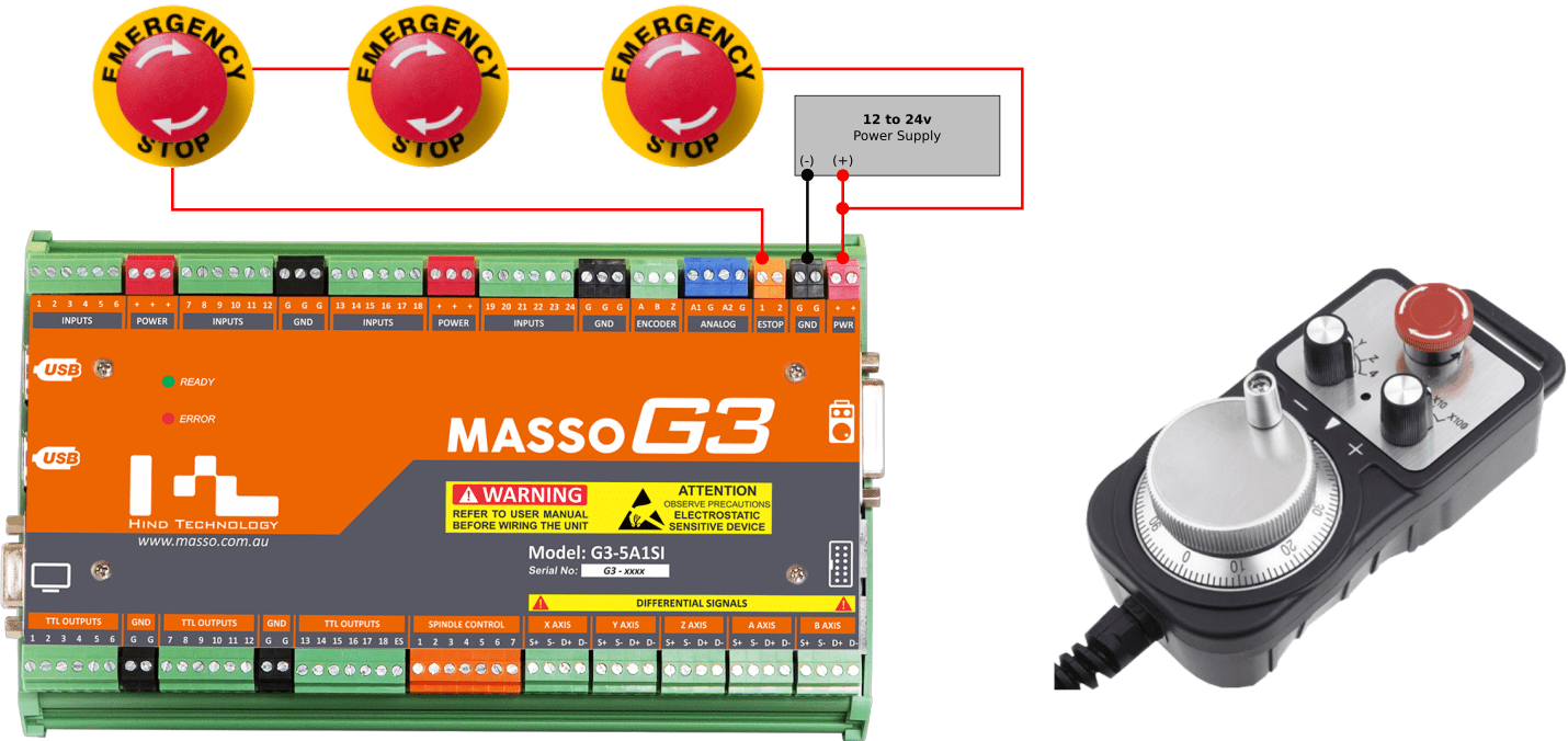 E stop wiring diagram