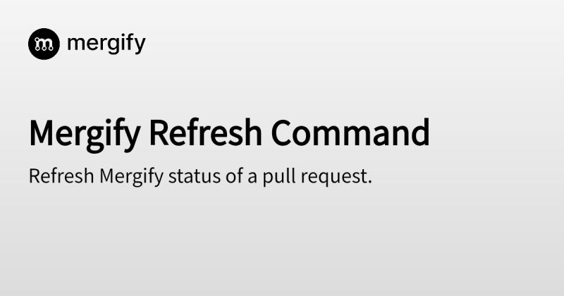 Mergify Commands - Ultra HD Nature Photos for Desktop