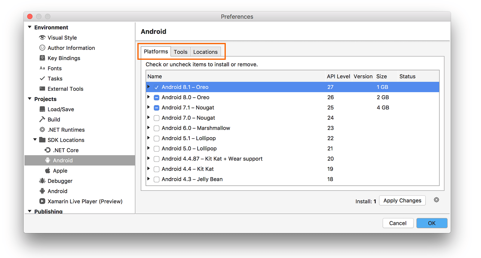 There's no firm answer to this because the choice depends on what you want to test. Einrichten Des Android Sdk Fur Xamarin Android Xamarin Microsoft Docs