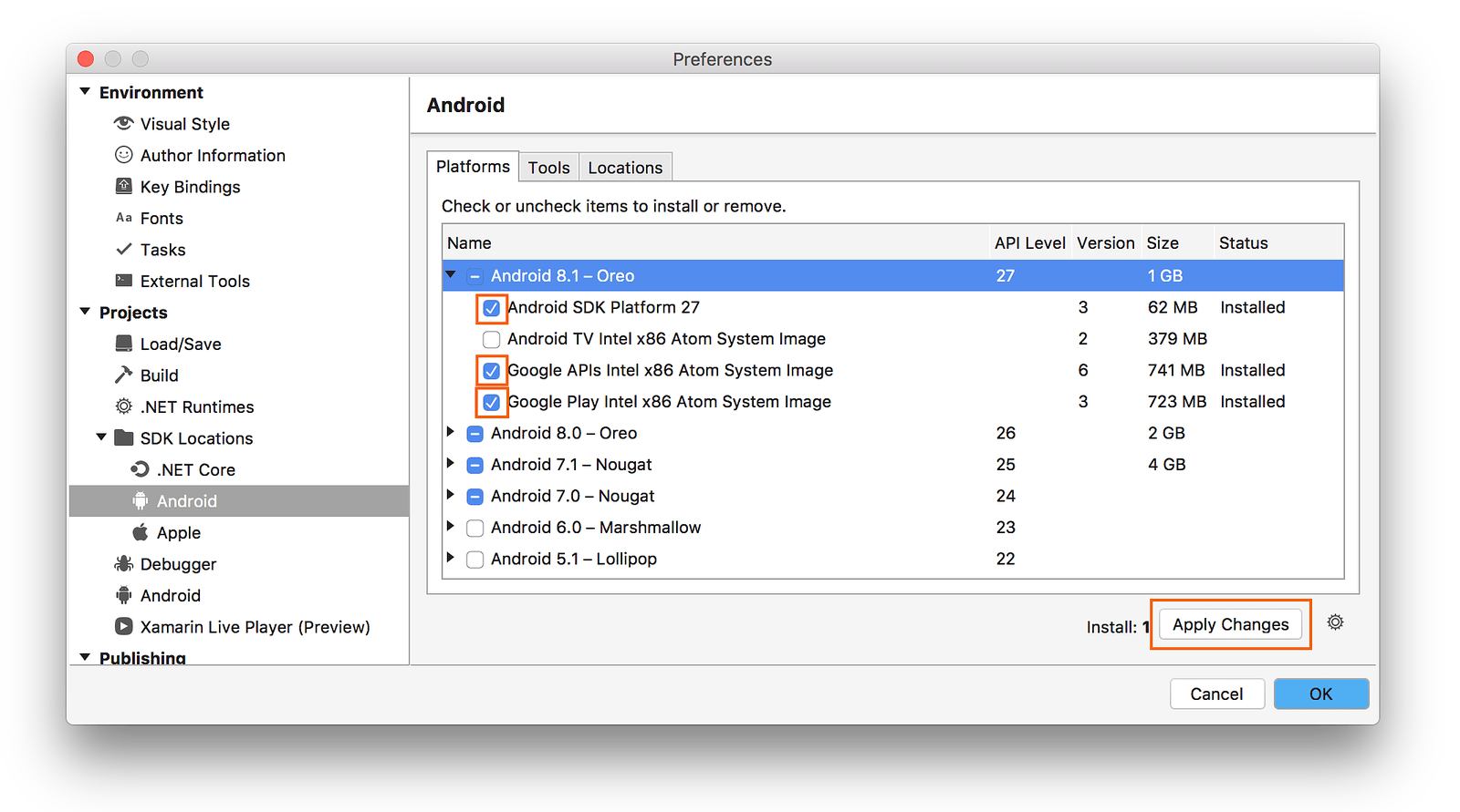 Setting Up The Android Sdk For Xamarin Android Xamarin Microsoft Docs