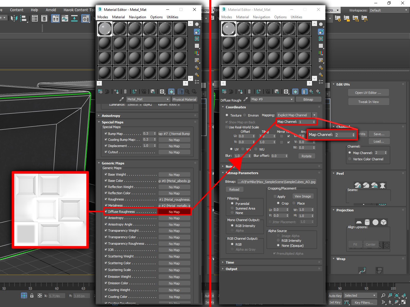 Configurer Des Materiaux Au Rendu Physique Realiste Dans 3ds Max Azure Remote Rendering Microsoft Docs