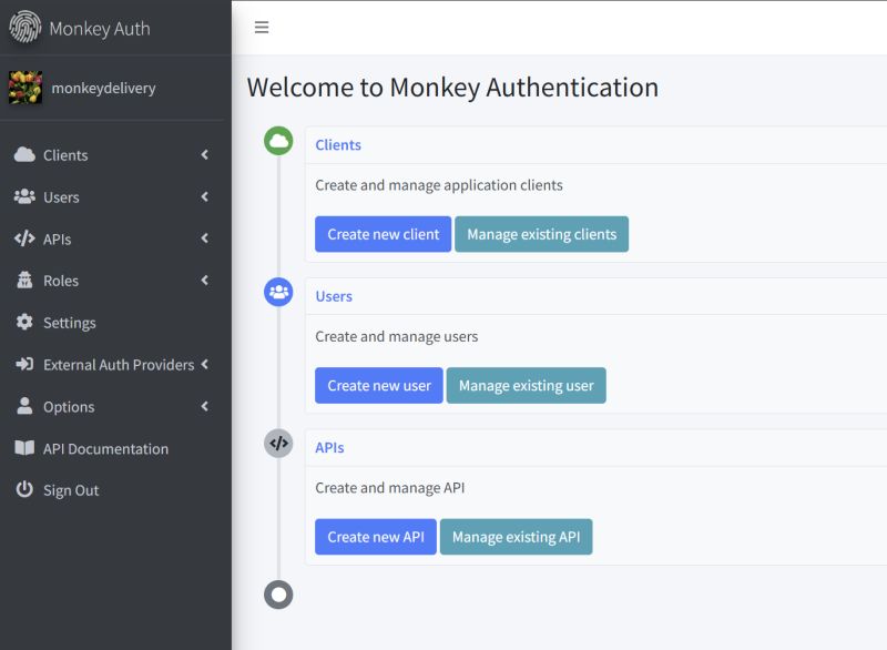 Edit Client Monkey Auth - Amazing Colorful Background - Retina