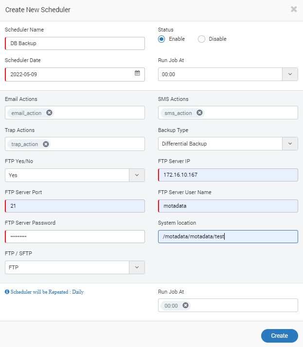 Motadata Report Db Backup Job Nms - 8K Dark Arts for Desktop