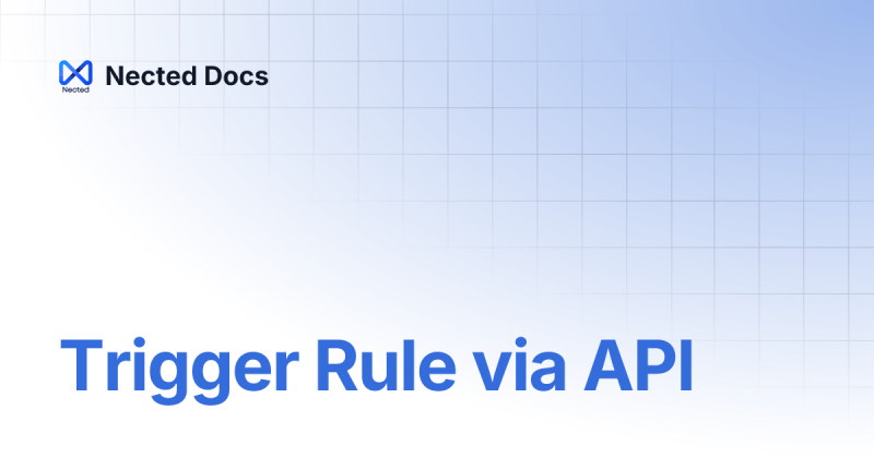 Trigger Workflow Via Api Nected Docs - Professional Gradient Design - Desktop
