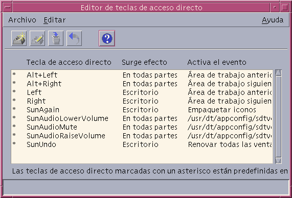 Capitulo 21 Uso Del Editor De Teclas De Acceso Directo