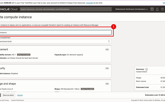 Create Your First Linux Compute Instance Using Oracle Cloud Infrastructure