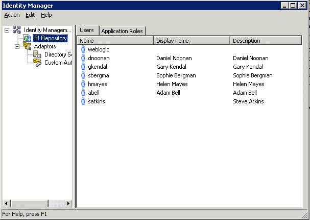 Using Tools to Configure Security in Oracle Business Intelligence
