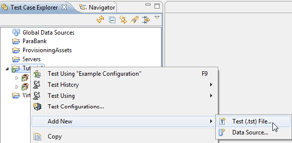 Creating Projects And Tst Test Files Soatest 2023 1 Parasoft - Best Sunset Images in Retina