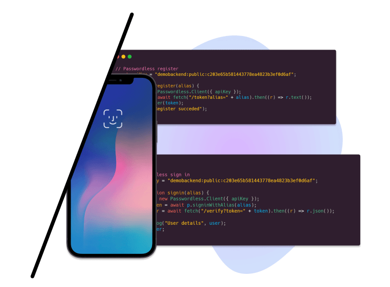 Admin Console Passwordless Dev Documentation - Space Background Collection - Mobile Quality