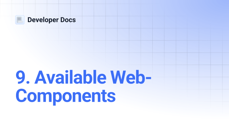 8 Handling Callbacks From Web Components Developer Docs - Premium Gradient Pattern Gallery - Desktop
