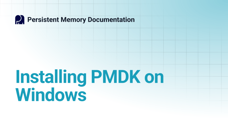 Installing Pmdk Persistent Memory Documentation - Creative Colorful Wallpaper - HD