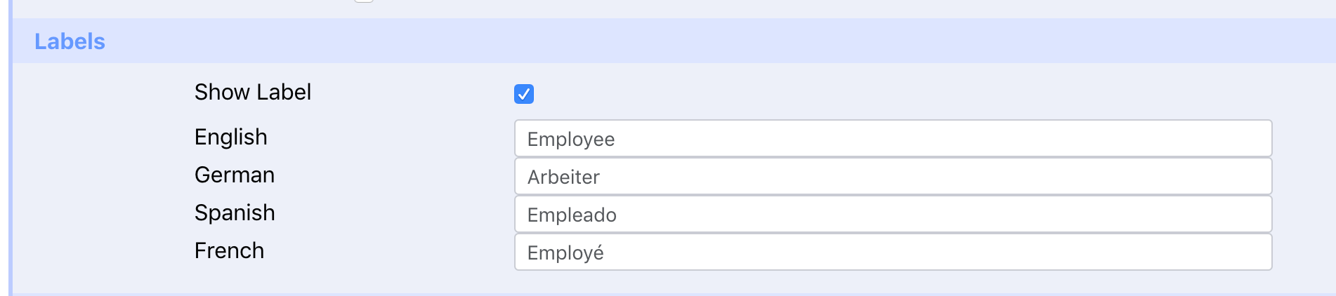 Field Editor | ProcessMetric