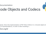 Unicode Objects And Codecs Python 3 13 6 Documentation