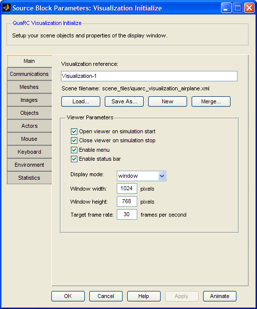 Visualization Initialize Quarc Targets Library - Dark Photos - Modern Desktop Collection