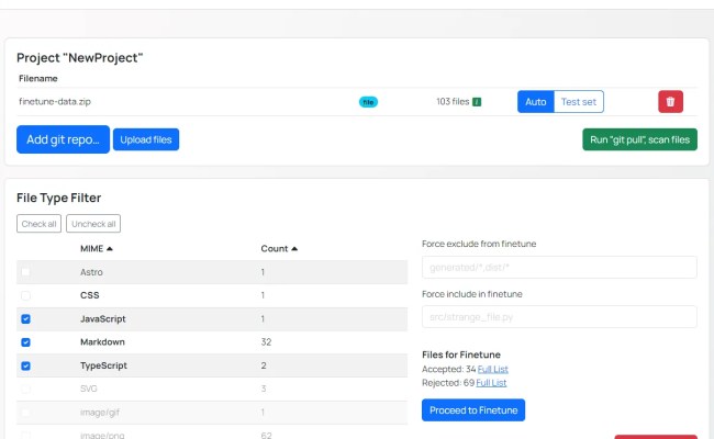 Fine-tuning | Refact Documentation