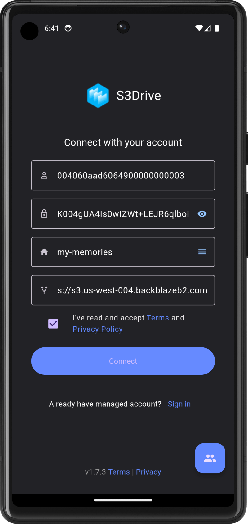 S3 Bucket Setup S3drive - Elegant Mountain Art - Mobile