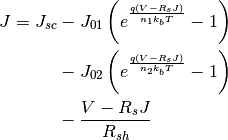 2 Diode Equation Solcore 5 5 2 Documentation