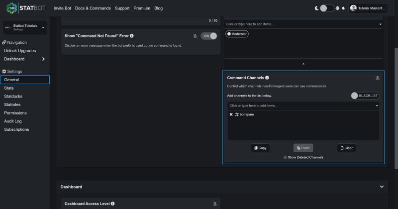 Guide Settings Statbot - Download Classic Minimal Image | Ultra HD