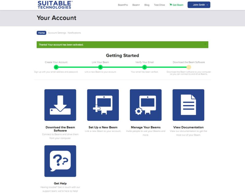 Beam25 Registration - Mobile Geometric Textures for Desktop