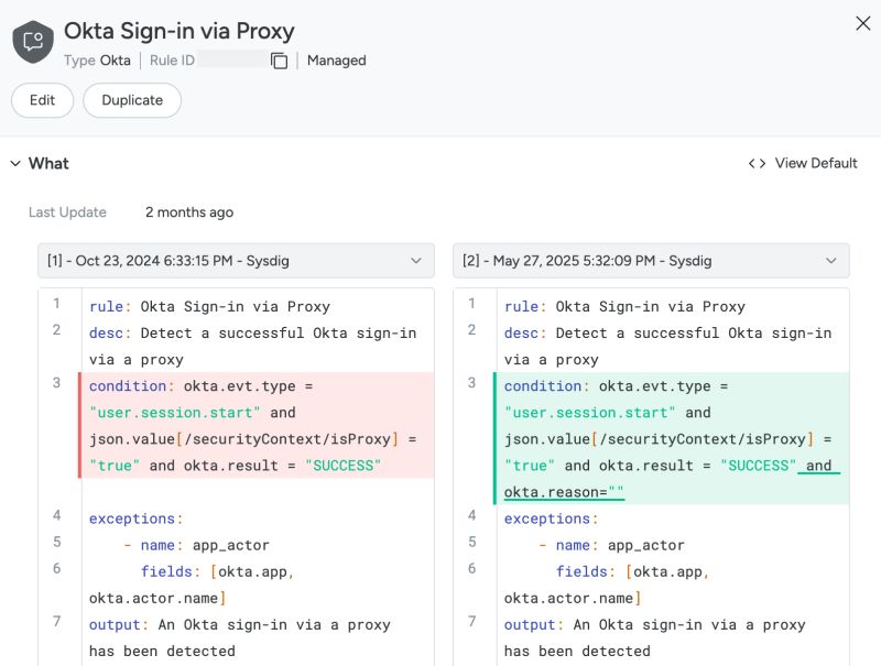 Manage Threat Detection Rules Sysdig Docs - Vintage Photos - Modern Mobile Collection