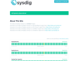 Sysdig App Status Sysdig Docs