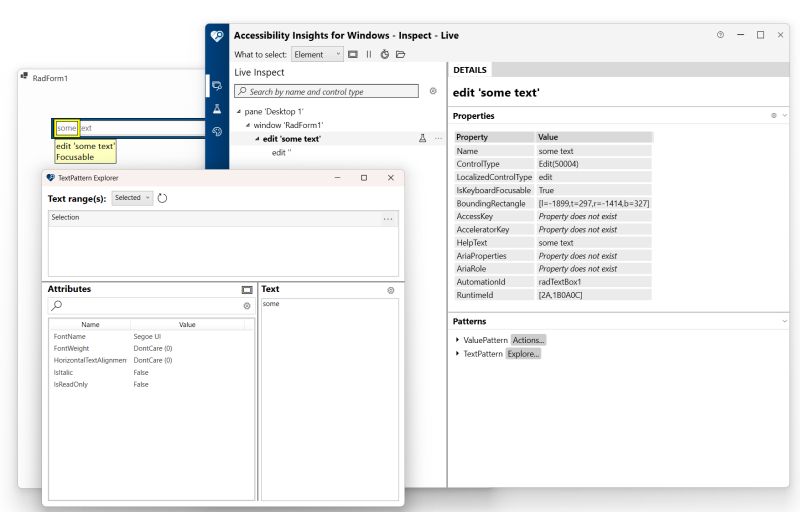 Ui Automation Support Ui Accessibility Radtextbox Telerik Ui For Winforms - Colorful Wallpaper Collection - 8K Quality