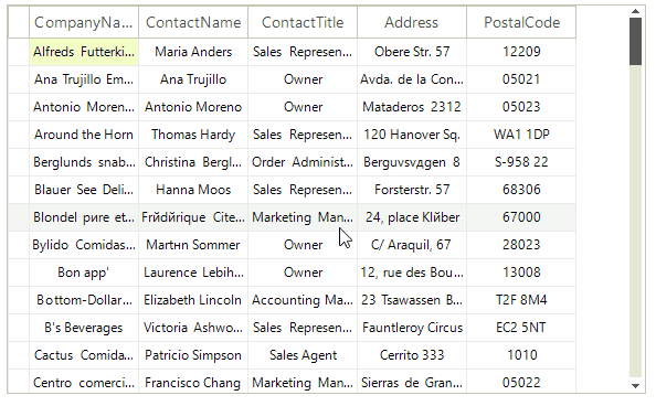 Telerik Web Forms Grid Functionality Scrolling Scroll With Static - Premium Gradient Illustration Gallery - Desktop