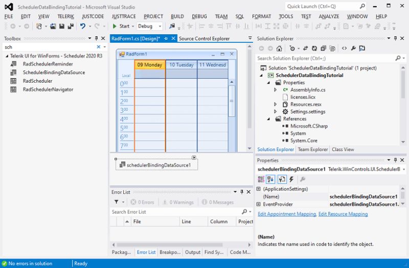 Scheduler Data Binding Tutorial Telerik Ui For Winforms - Best Colorful Backgrounds in 4K